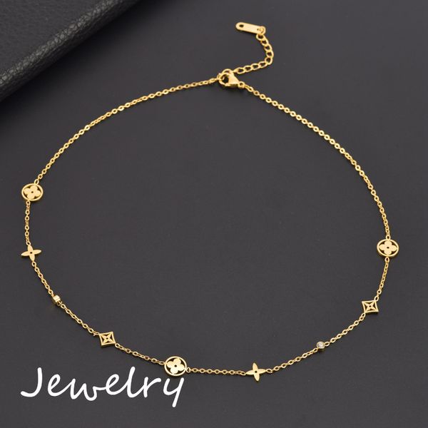 classic brand clover pendant stainless steel necklace bracelet for women gift, Silver
classic brand clover pendant stainless steel necklace bracelet for women gift, Silver
