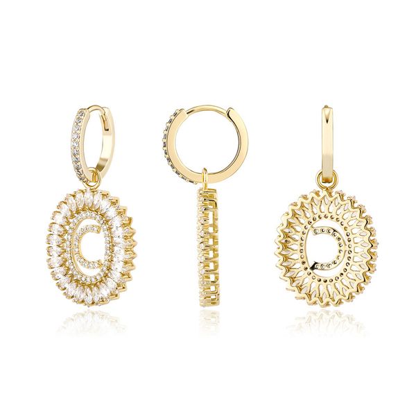 new stud earrings women's luxurious geometric letter ac full zircon earrings gold silver color fashion jewelry, Golden;silver
new stud earrings women's luxurious geometric letter ac full zircon earrings gold silver color fashion jewelry, Golden;silver
