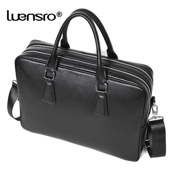 double zipper briefcase men bag genuine leather shoulder bag 14 inch lapbags large capacity handbag business men's briefcase 210302
double zipper briefcase men bag genuine leather shoulder bag 14 inch lapbags large capacity handbag business men's briefcase 210302