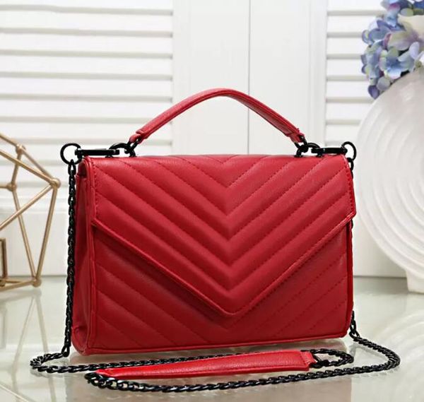 2022 new womens handbags purses beautiful small chain bag striped european style shoulder bag, Black;red
2022 new womens handbags purses beautiful small chain bag striped european style shoulder bag, Black;red
