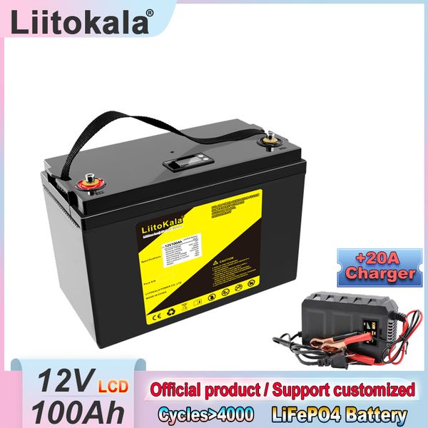 liitokala 12.8v 100ah 120ah lifepo4 battery pack 12v rechargeable lithium iron phosphate solar cell tools
liitokala 12.8v 100ah 120ah lifepo4 battery pack 12v rechargeable lithium iron phosphate solar cell tools