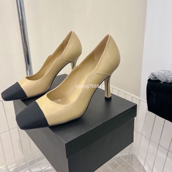 dress shoes spring and summer style temperament versatile color matching square head shallow mouth french single shoes women's nude hig, Black
dress shoes spring and summer style temperament versatile color matching square head shallow mouth french single shoes women's nude hig, Black