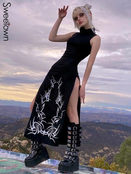 black off shoulder turtleneck bodycon goth dress dark academic aesthetic girl clothes high split party dresses, Black;gray
black off shoulder turtleneck bodycon goth dress dark academic aesthetic girl clothes high split party dresses, Black;gray