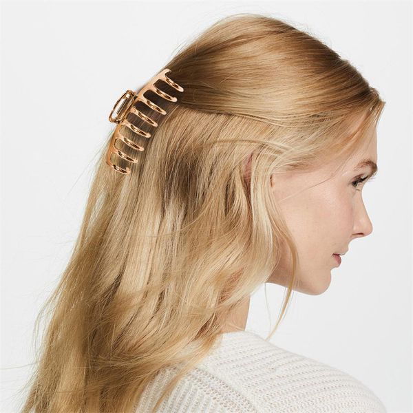 length 11 cm large metal keel hair clamp light gold claw headdress hair clips europe women lady head wear ponytail hairpins ornaments, Slivery;golden
length 11 cm large metal keel hair clamp light gold claw headdress hair clips europe women lady head wear ponytail hairpins ornaments, Slivery;golden