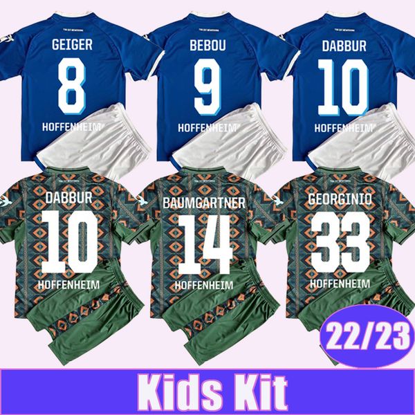 22 23 hoffenheim kids kit soccer jerseys bebou dabbur baumgartner kramaric becker skov georginio raum bruun larsen home special edition foot, Black
22 23 hoffenheim kids kit soccer jerseys bebou dabbur baumgartner kramaric becker skov georginio raum bruun larsen home special edition foot, Black