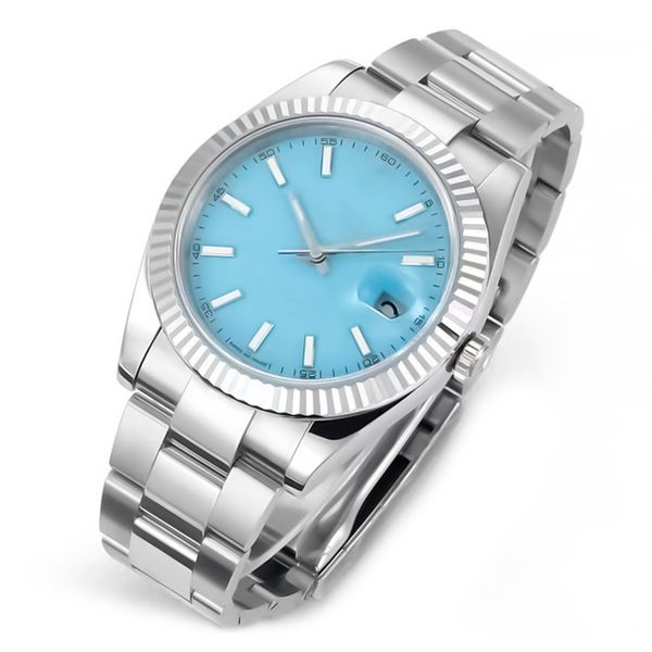 mens automatic mechanical watch 41mm full stainless steel 904l watch sapphire luminous business casual montre de luxe, Slivery;brown
mens automatic mechanical watch 41mm full stainless steel 904l watch sapphire luminous business casual montre de luxe, Slivery;brown