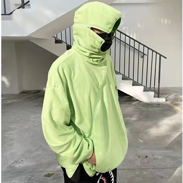high street solid zipper fleece sweatshirts for men and women oversized black green retro casual velvet hooded hoodie
high street solid zipper fleece sweatshirts for men and women oversized black green retro casual velvet hooded hoodie