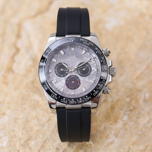 watch men's luxury 40mm wristwatches automatic mechanism movement rubber strap stainless steel classic folding buckle meteorite crater, Slivery;brown
watch men's luxury 40mm wristwatches automatic mechanism movement rubber strap stainless steel classic folding buckle meteorite crater, Slivery;brown