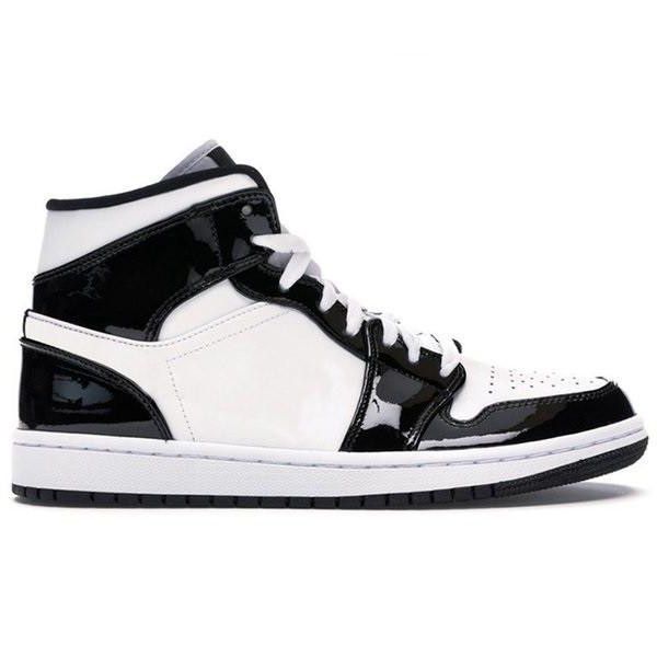 shoes men women basketball jumpman 1 1s mid patent black white gold sneakers original
shoes men women basketball jumpman 1 1s mid patent black white gold sneakers original