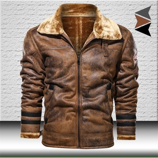 vintage winter suede coats men brand bomber jacket mens thick warm flight coats motorcycle leather jacket outwear 201128, Black
vintage winter suede coats men brand bomber jacket mens thick warm flight coats motorcycle leather jacket outwear 201128, Black