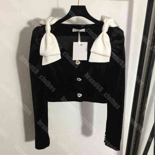 women's short velvet shirts long sleeve shirt coat bow studded button solid color jacket letter logo d..or brand female apparel a1, Black;gray
women's short velvet shirts long sleeve shirt coat bow studded button solid color jacket letter logo d..or brand female apparel a1, Black;gray