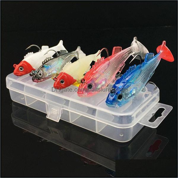 baits lures fishing sports outdoors 1 box and mixed 5 color 6.5cm/8g 8.5cm/15g jigs hooks fishhooks 6 hook soft artificial bait pesca acce
baits lures fishing sports outdoors 1 box and mixed 5 color 6.5cm/8g 8.5cm/15g jigs hooks fishhooks 6 hook soft artificial bait pesca acce