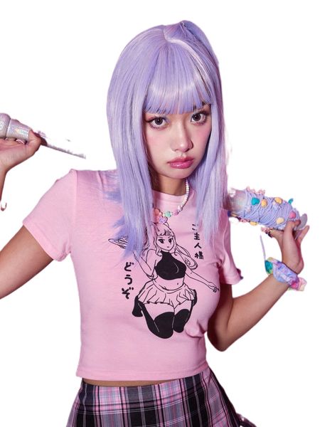 romwe anime figure print crop tee z3pe#, White
romwe anime figure print crop tee z3pe#, White