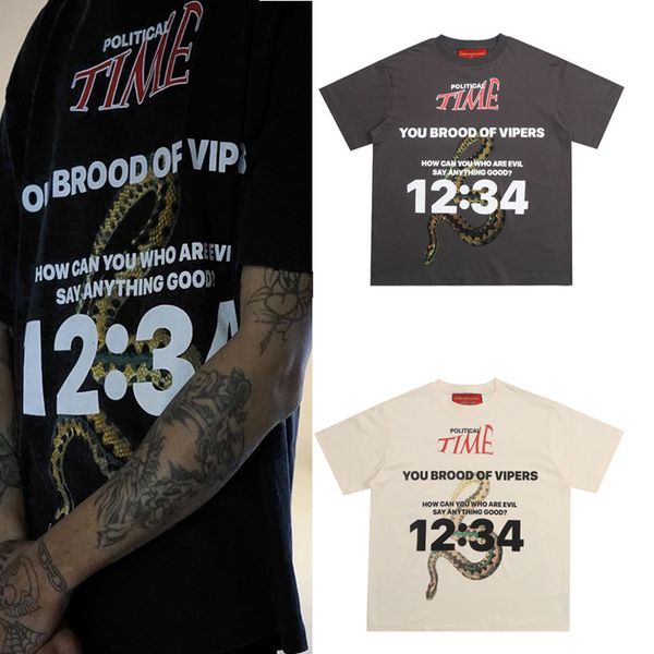men's t-shirts designer rrr123 vintage jerry's same matthew python print wash used loose men's and women's short sleeve, White;black
men's t-shirts designer rrr123 vintage jerry's same matthew python print wash used loose men's and women's short sleeve, White;black