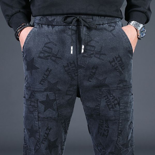 men's jeans designer a six kwai jacquard leisure jeans, vibrant, quick tiktok, same style, slim pants. 2i36, Blue
men's jeans designer a six kwai jacquard leisure jeans, vibrant, quick tiktok, same style, slim pants. 2i36, Blue