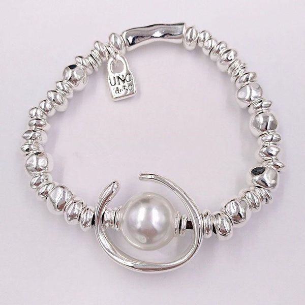 authentic another round oh bracelet silver pearl for women unode50 925 sterling silver plated jewelry fits european uno de 50 style gift men, Golden;silver
authentic another round oh bracelet silver pearl for women unode50 925 sterling silver plated jewelry fits european uno de 50 style gift men, Golden;silver