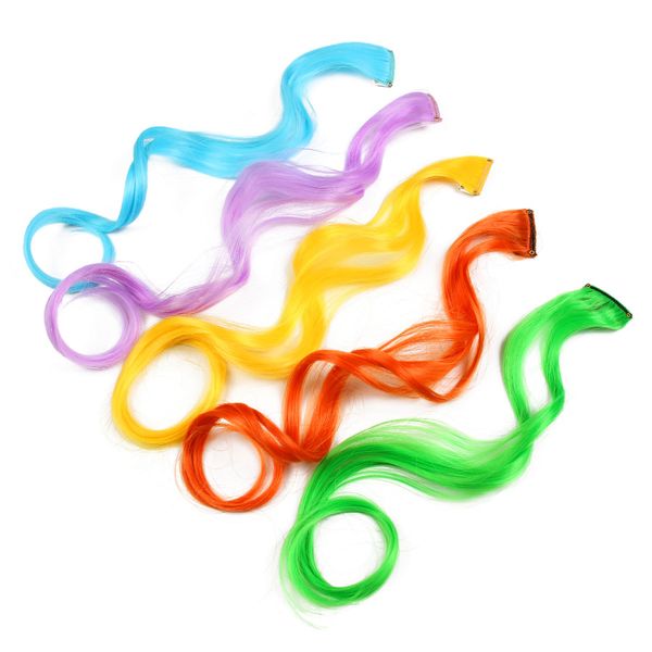 accessories synthetic rainbow wavy hair extensions long hair extensions one single clip in wigs colorful synthetic fiber false fake hair 20&, Silver
accessories synthetic rainbow wavy hair extensions long hair extensions one single clip in wigs colorful synthetic fiber false fake hair 20&, Silver