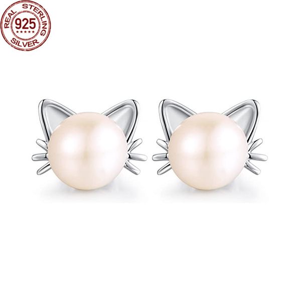 new s925 silver sweet beard cat earrings charm freshwater pearl ins wind cute for women fashion jewelry gift, Golden
new s925 silver sweet beard cat earrings charm freshwater pearl ins wind cute for women fashion jewelry gift, Golden