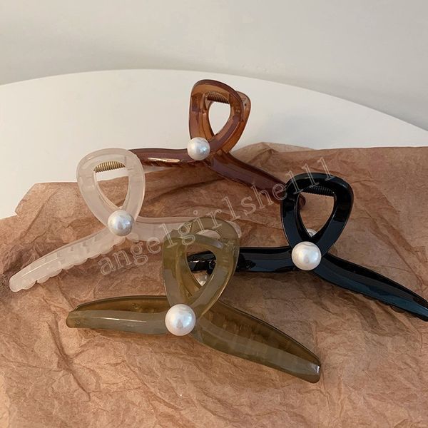 woman pearl transparent hair claws big barrettes hairpins crab women hair accessorues hairgrip ponytail clips headwear, Slivery;white
woman pearl transparent hair claws big barrettes hairpins crab women hair accessorues hairgrip ponytail clips headwear, Slivery;white