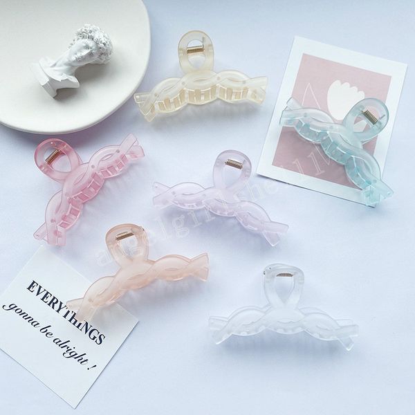 fashion translucent hair claw women korean simple frosted clmaps girls sweet fresh hair accessories headwear 11cm, Slivery;white
fashion translucent hair claw women korean simple frosted clmaps girls sweet fresh hair accessories headwear 11cm, Slivery;white