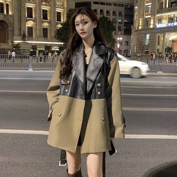 women fashion jacket trenchcoat for women and autumn women trenchcoat double-breasted belted lady coat l220725, Tan;black
women fashion jacket trenchcoat for women and autumn women trenchcoat double-breasted belted lady coat l220725, Tan;black