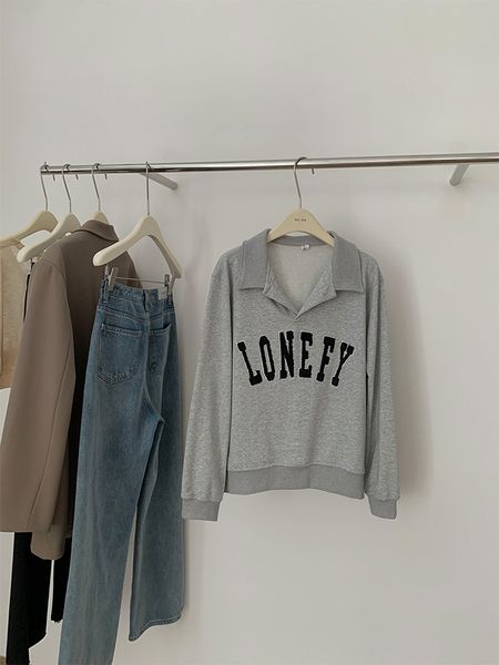 women's hoodies sweatshirts women autumn winter turndown collar vintage lettered printing sweatshirts loose long sleeve hoodies pullove, Black
women's hoodies sweatshirts women autumn winter turndown collar vintage lettered printing sweatshirts loose long sleeve hoodies pullove, Black