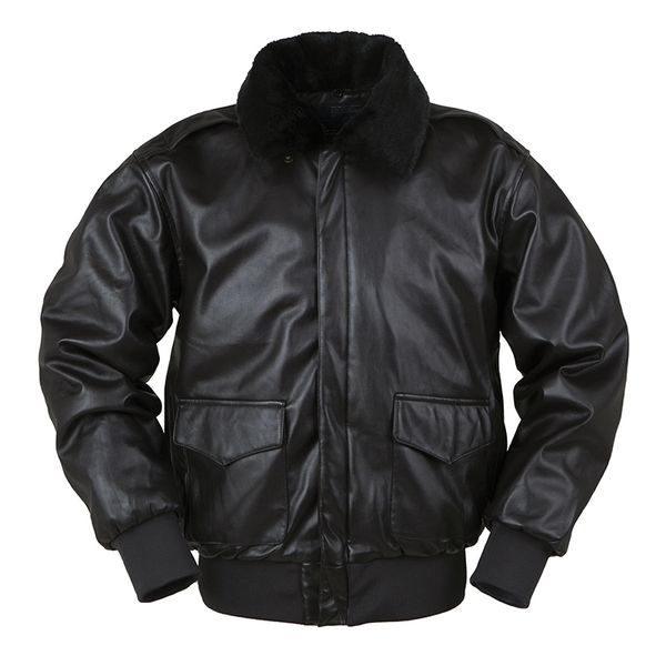 men pu leather jacket bomber flight us air force pilot a2 winter padded vintage letterman punk fur motorcycle military 220816, Black;brown
men pu leather jacket bomber flight us air force pilot a2 winter padded vintage letterman punk fur motorcycle military 220816, Black;brown