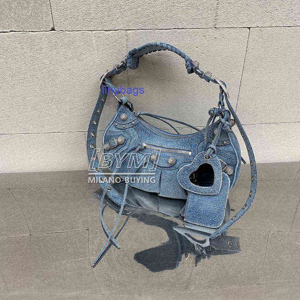 designer bags balencaigass s lecagole cowboy underarm motorcycle bag