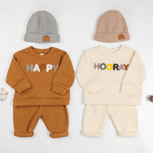 fashion baby clothes set spring toddler boy girl casual + loose trousers 2pcs born clothing outfits 220315, White
fashion baby clothes set spring toddler boy girl casual + loose trousers 2pcs born clothing outfits 220315, White