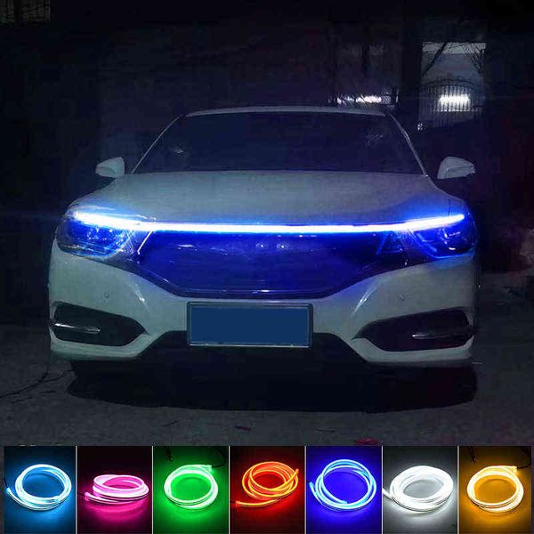 car hood daytime running light strip waterproof flexible led auto decorative atmosphere lamp ambient backlight 12v universal y220708
car hood daytime running light strip waterproof flexible led auto decorative atmosphere lamp ambient backlight 12v universal y220708