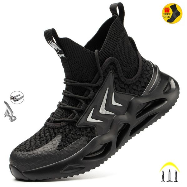 new 2022 work security boots for men footwear construction male sneakers steel toe working shoes indestructible safety boots, Black;brown
new 2022 work security boots for men footwear construction male sneakers steel toe working shoes indestructible safety boots, Black;brown