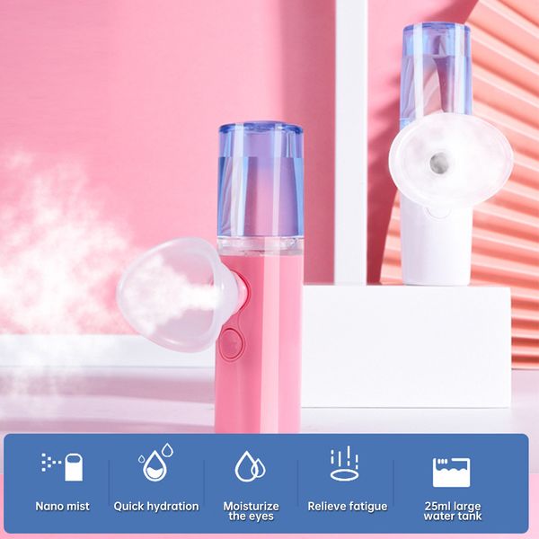 25ml eye care nano sprayer moisturizing water mist steam steamer rechargeable eye wash beauty skin face steam machine sprayernew
25ml eye care nano sprayer moisturizing water mist steam steamer rechargeable eye wash beauty skin face steam machine sprayernew