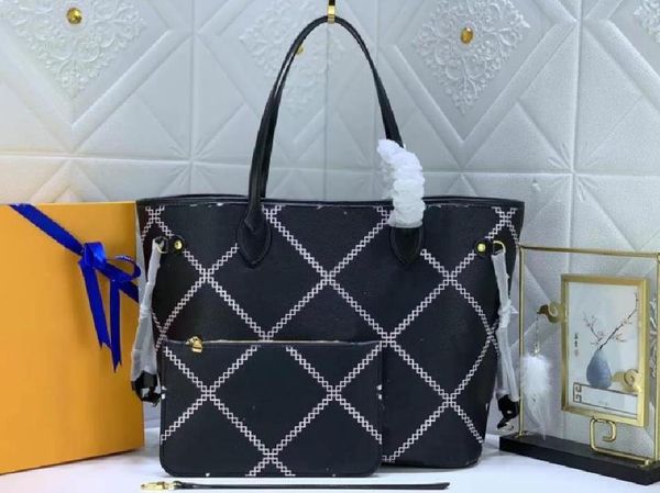 designer empreinte shoulder bags tote never bag balck white checkered women wild at heart shopping full leather handbags with wallet 2pcs se
designer empreinte shoulder bags tote never bag balck white checkered women wild at heart shopping full leather handbags with wallet 2pcs se