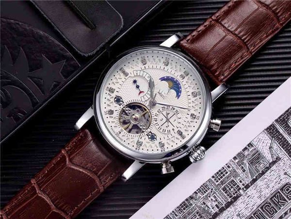 luxury brand men's multifunctional automatic watch mechanical wristwatch couple waterproof timepiece, Slivery;brown
luxury brand men's multifunctional automatic watch mechanical wristwatch couple waterproof timepiece, Slivery;brown