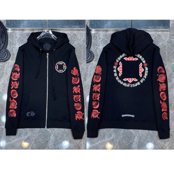 fashion mens loose sweatshirts classic brand ch designer hoodie horseshoe sanskrit print luxury zipper jacket pullover hooded coat women sw, Black
fashion mens loose sweatshirts classic brand ch designer hoodie horseshoe sanskrit print luxury zipper jacket pullover hooded coat women sw, Black