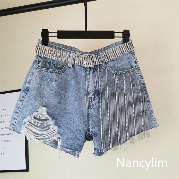 nancylim pants summer korean womens wide legs drilled holes high waist loose fringed jeans shorts girls lady y200822, Blue
nancylim pants summer korean womens wide legs drilled holes high waist loose fringed jeans shorts girls lady y200822, Blue