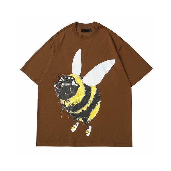 2022 spring summer usa smilfe face big bee print tee skateboard t shirt men women fashion cotton tshirt, White;black
2022 spring summer usa smilfe face big bee print tee skateboard t shirt men women fashion cotton tshirt, White;black