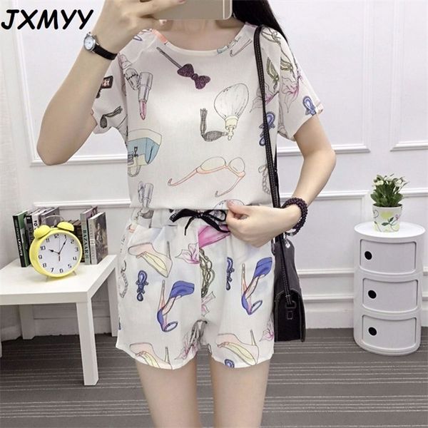 a variety of patterns short-sleeved shirt elastic waist thinner two-piece fashionable chiffon small shirt shorts suit women 210412, Gray
a variety of patterns short-sleeved shirt elastic waist thinner two-piece fashionable chiffon small shirt shorts suit women 210412, Gray