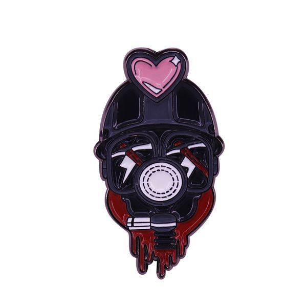 my bloody valentine miner helmet brooch slasher classic movie horror character pin the killer has been searching on, Blue
my bloody valentine miner helmet brooch slasher classic movie horror character pin the killer has been searching on, Blue