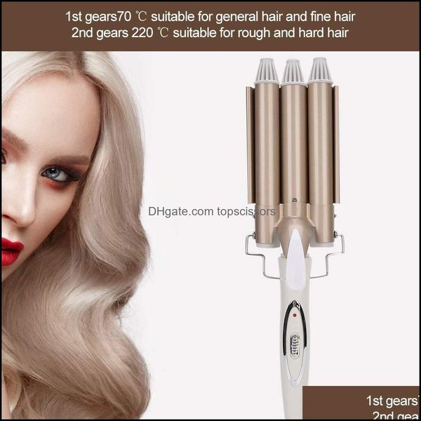 curling irons hair care styling tools products professional 110-220v iron ceramic triple barrel curler waver styler drop deli
curling irons hair care styling tools products professional 110-220v iron ceramic triple barrel curler waver styler drop deli