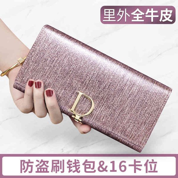 wallets bags 2022 women's long pearlescent d-button large capacity multi card position real leather, Red;black
wallets bags 2022 women's long pearlescent d-button large capacity multi card position real leather, Red;black