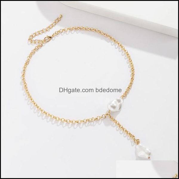 chains hip hop imitation pearl necklace for women simplicity irregar pendant chain wedding pary jewelry gift drop del bdedome dhca5, Silver
chains hip hop imitation pearl necklace for women simplicity irregar pendant chain wedding pary jewelry gift drop del bdedome dhca5, Silver