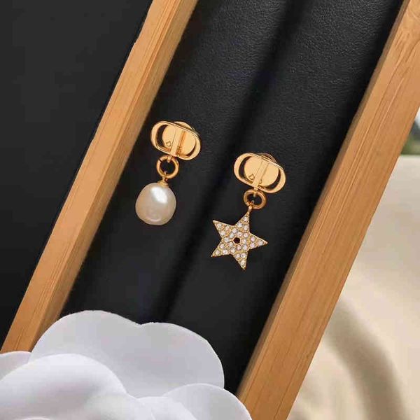 outlet star shaped pearl asymmetric earrings women's simple and versatile earrings, Golden
outlet star shaped pearl asymmetric earrings women's simple and versatile earrings, Golden