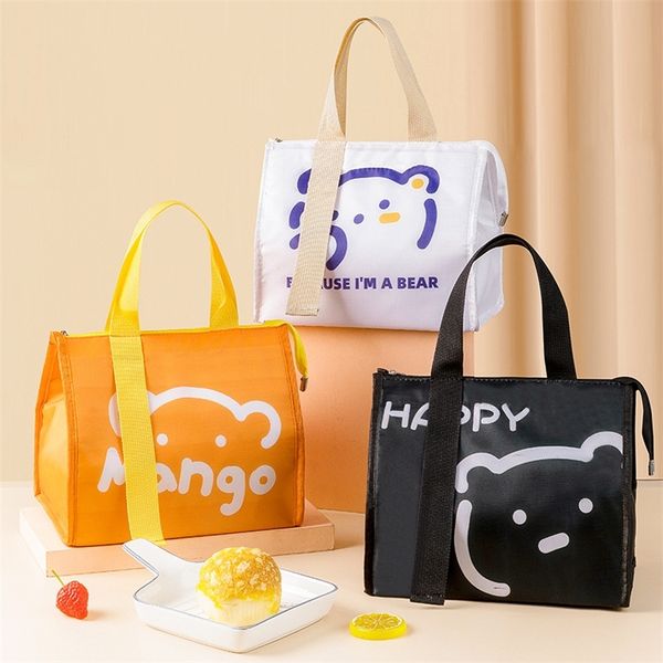 cartoon portable thermal lunch box bags for women kids food storage handbags travel picnic pouch insulated cooler bento bag 220805
cartoon portable thermal lunch box bags for women kids food storage handbags travel picnic pouch insulated cooler bento bag 220805