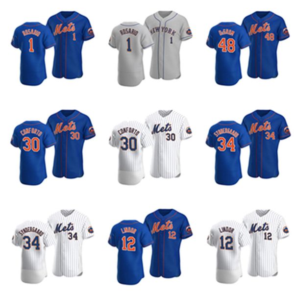 baseball mets amed rosario #1 jacob degrom #48 michael conforto #30 noah syndergaard #34 francisco lindor #12 team logo jersey royal, Black
baseball mets amed rosario #1 jacob degrom #48 michael conforto #30 noah syndergaard #34 francisco lindor #12 team logo jersey royal, Black