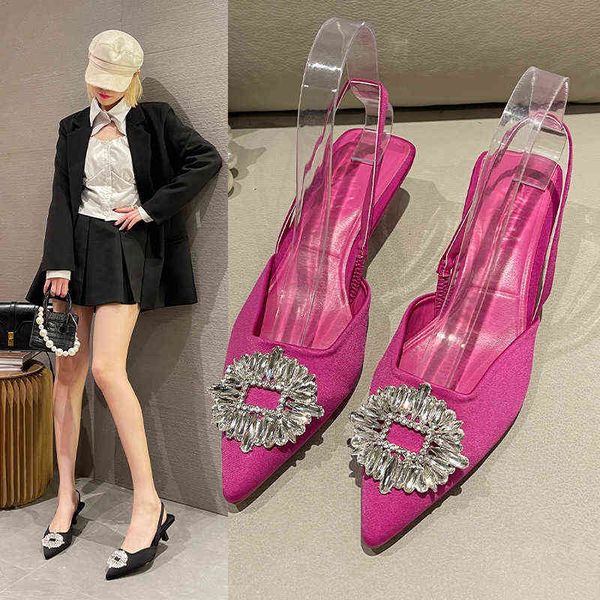 sandals women s shoes slippers fashion temperament rhinestone buckle high heels luxury pointed slides beach sandals 220704, Black
sandals women s shoes slippers fashion temperament rhinestone buckle high heels luxury pointed slides beach sandals 220704, Black