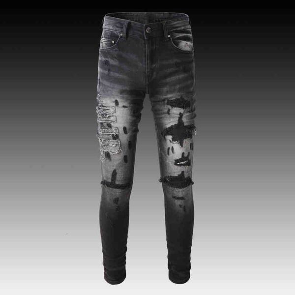 men's jeans fashionable high street jeans men's style personalized fashion knife cutting damage embroidery cat claw slim fit leggi, Blue
men's jeans fashionable high street jeans men's style personalized fashion knife cutting damage embroidery cat claw slim fit leggi, Blue