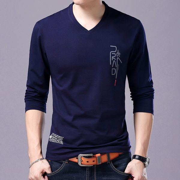 fashion brand t shirt for men korean boyfriend gift trending streetwear v neck print long sleeve tee men clothes, White;black
fashion brand t shirt for men korean boyfriend gift trending streetwear v neck print long sleeve tee men clothes, White;black