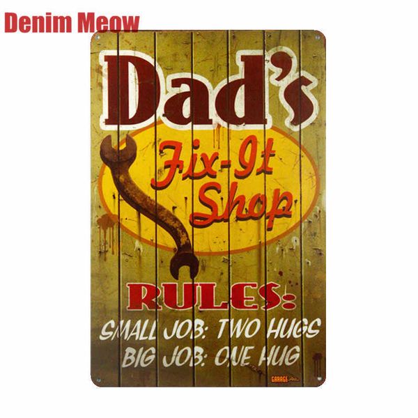 dads fix shop plaque vintage metal tin signs home bar pub decorative metal plates garage wall stickers art poster gift
dads fix shop plaque vintage metal tin signs home bar pub decorative metal plates garage wall stickers art poster gift