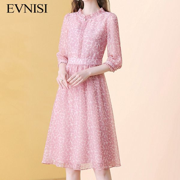 evnisi french pink floral chiffon dres spring and summer dresses print a-line o-neck sweet dress for women 220516, Black;gray
evnisi french pink floral chiffon dres spring and summer dresses print a-line o-neck sweet dress for women 220516, Black;gray